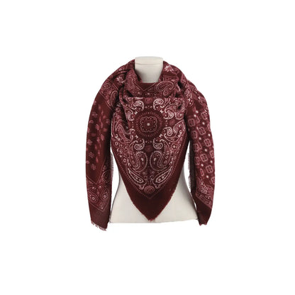 The Burgundy Bandana Scarf