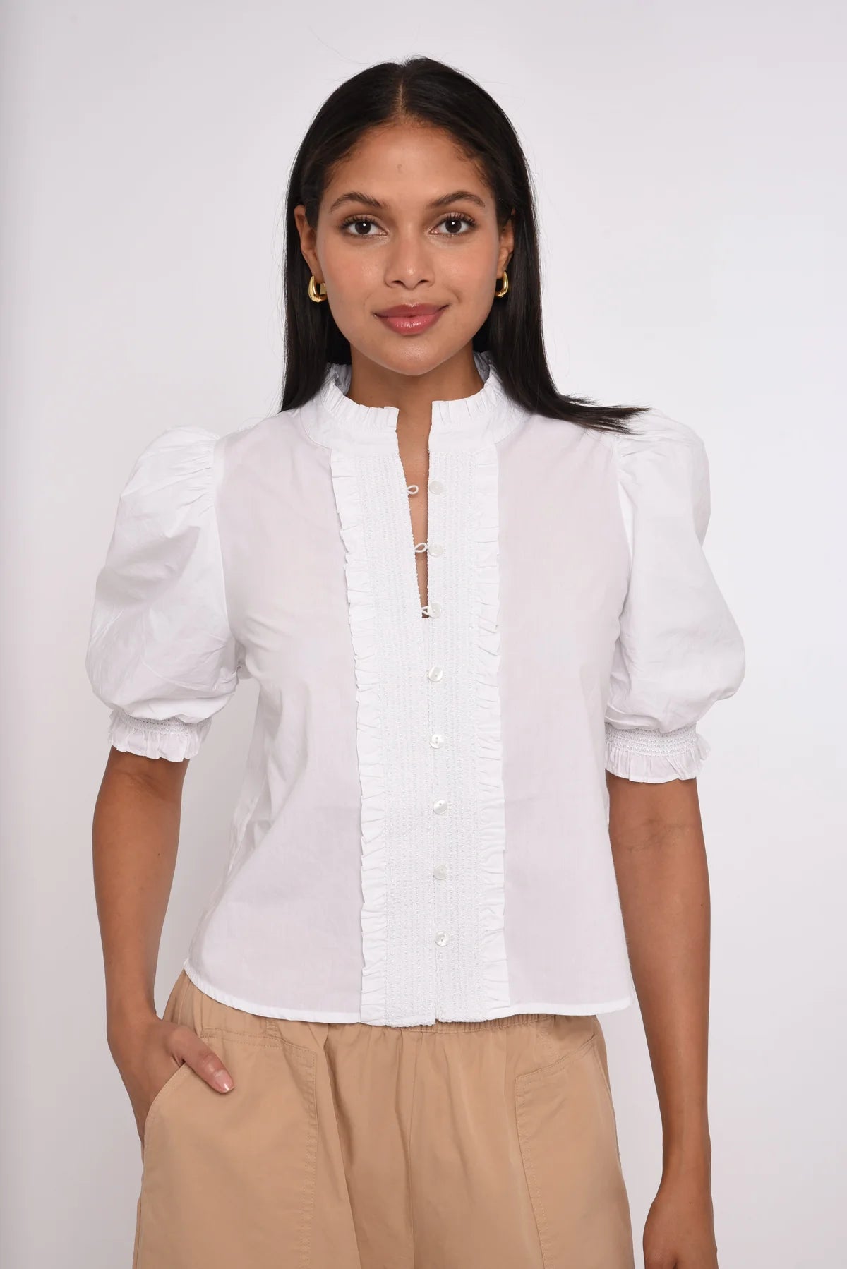 Zinny Top Bright White