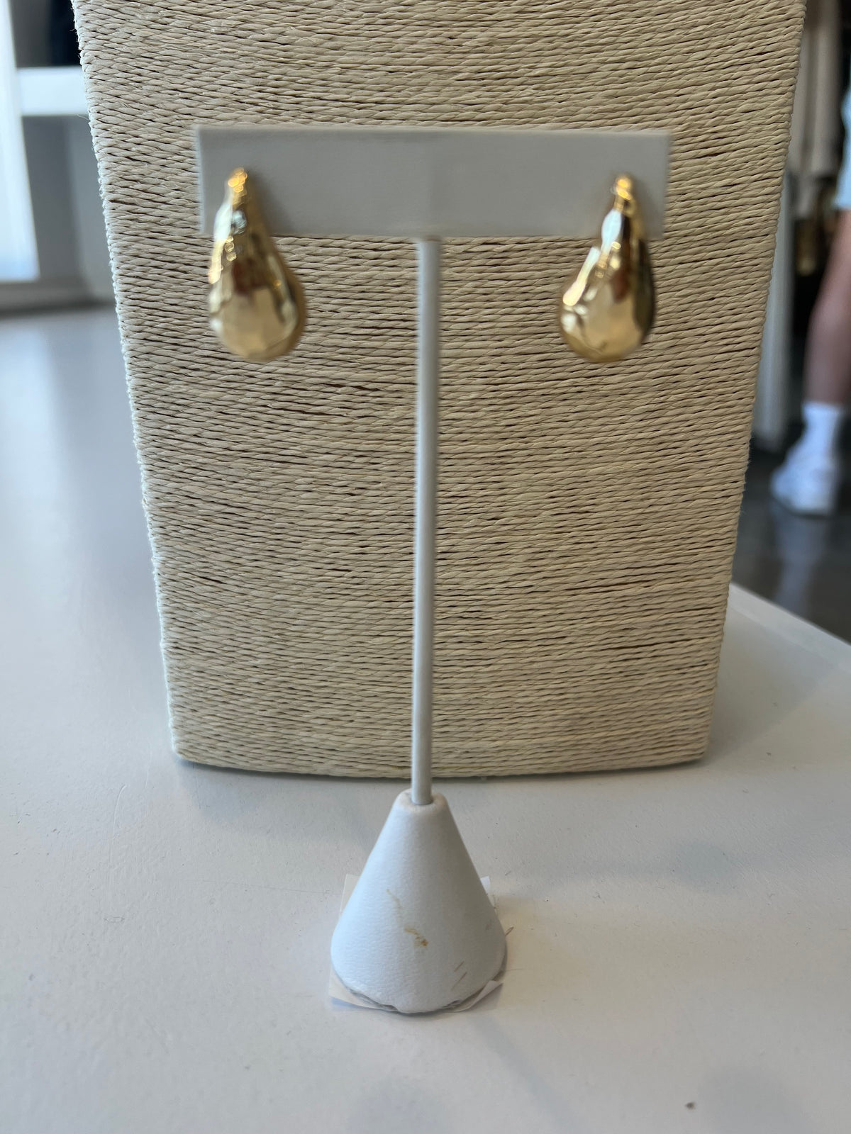 Gold Teardrop Earrings