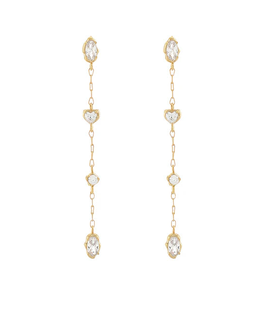 Multi Shape Linear Earrings