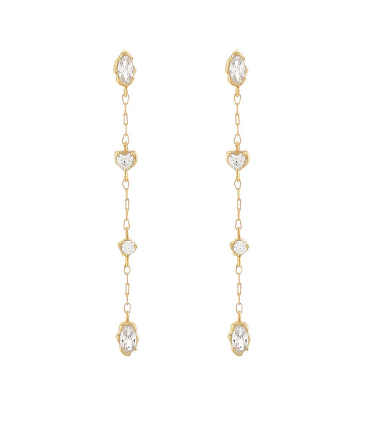 Multi Shape Linear Earrings