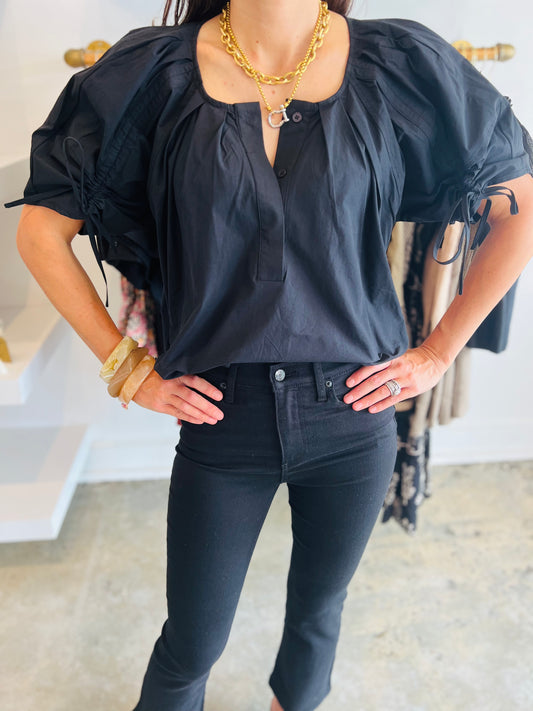 Black Detail Top