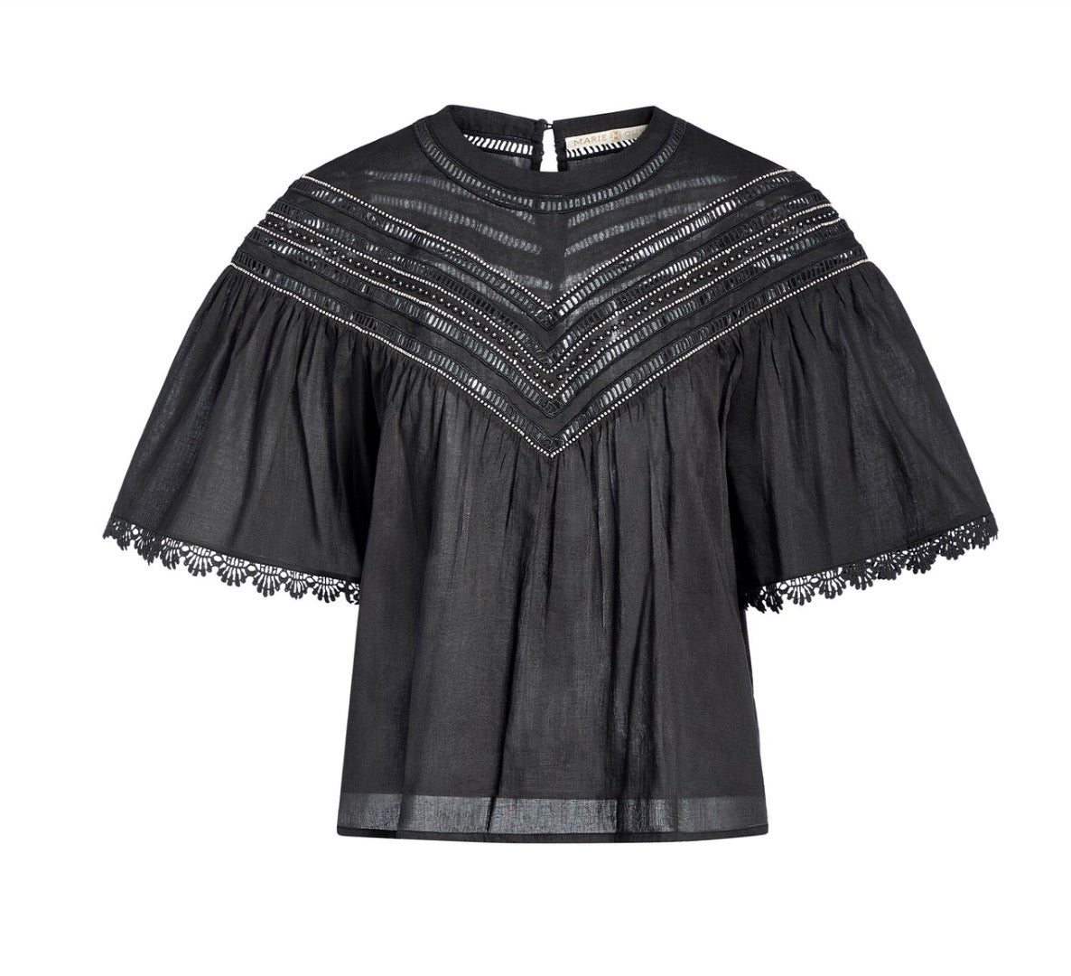 Tatiana Top in Caviar