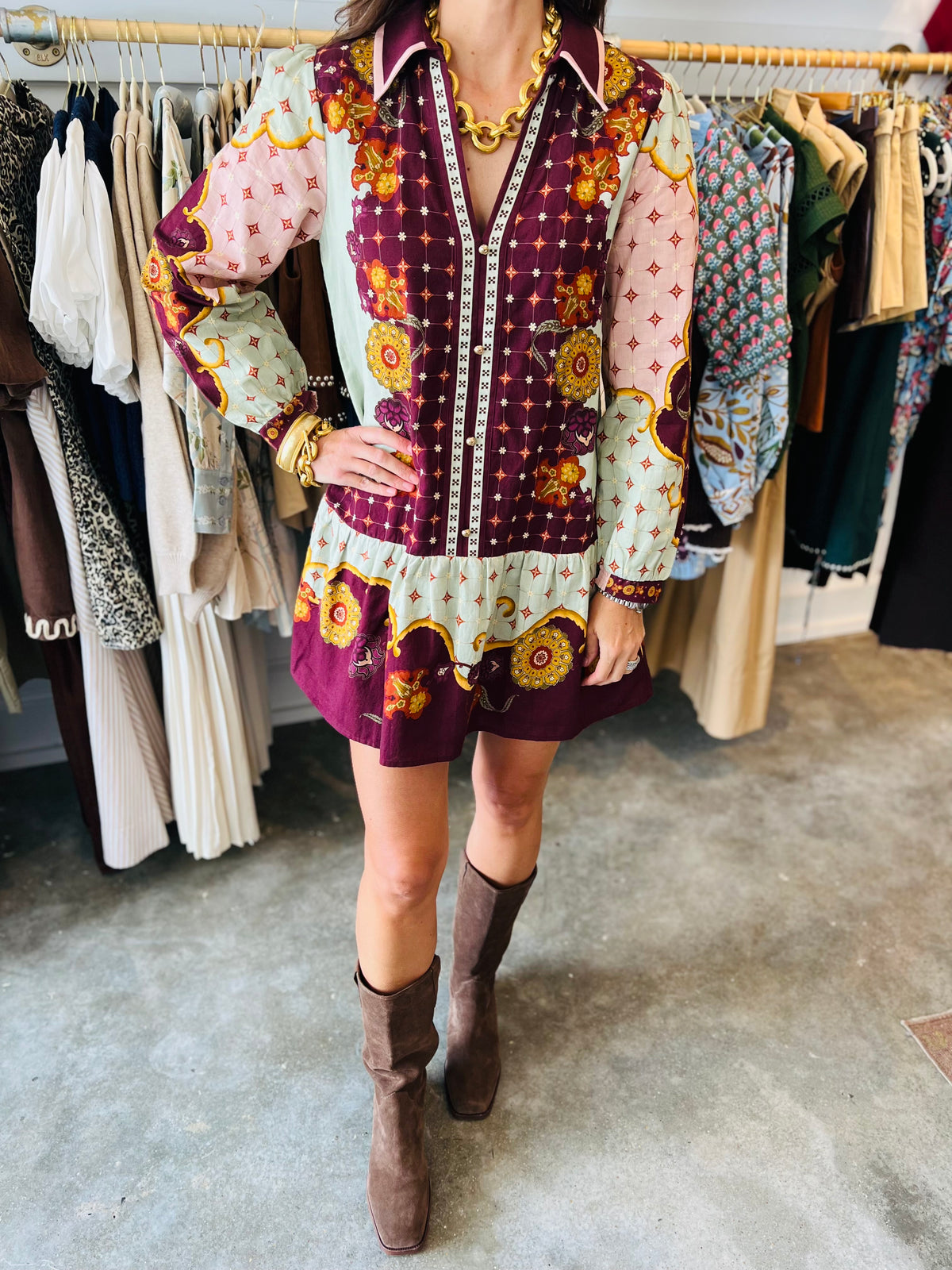 Mina Dress Rustic Bloom