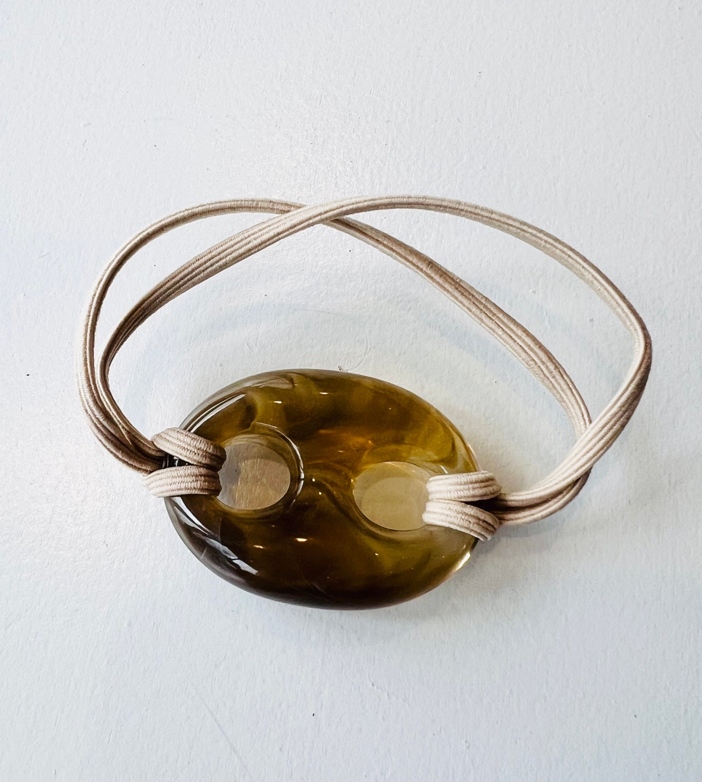 Bracelet Hair Ties Beige Band