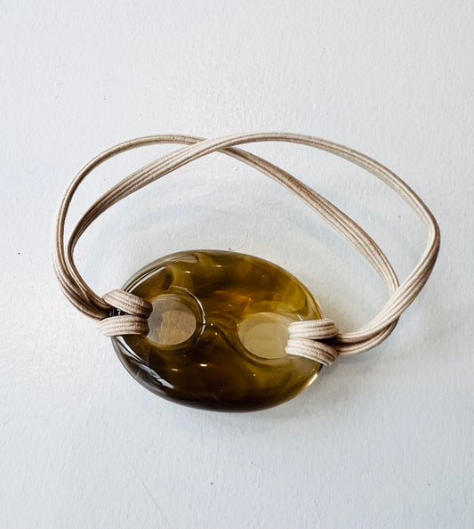 Bracelet Hair Ties Beige Band