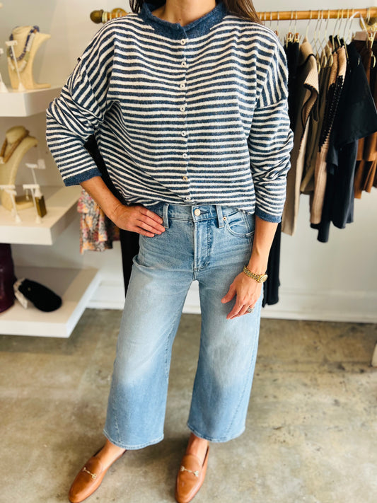 Denim Piper Cardi