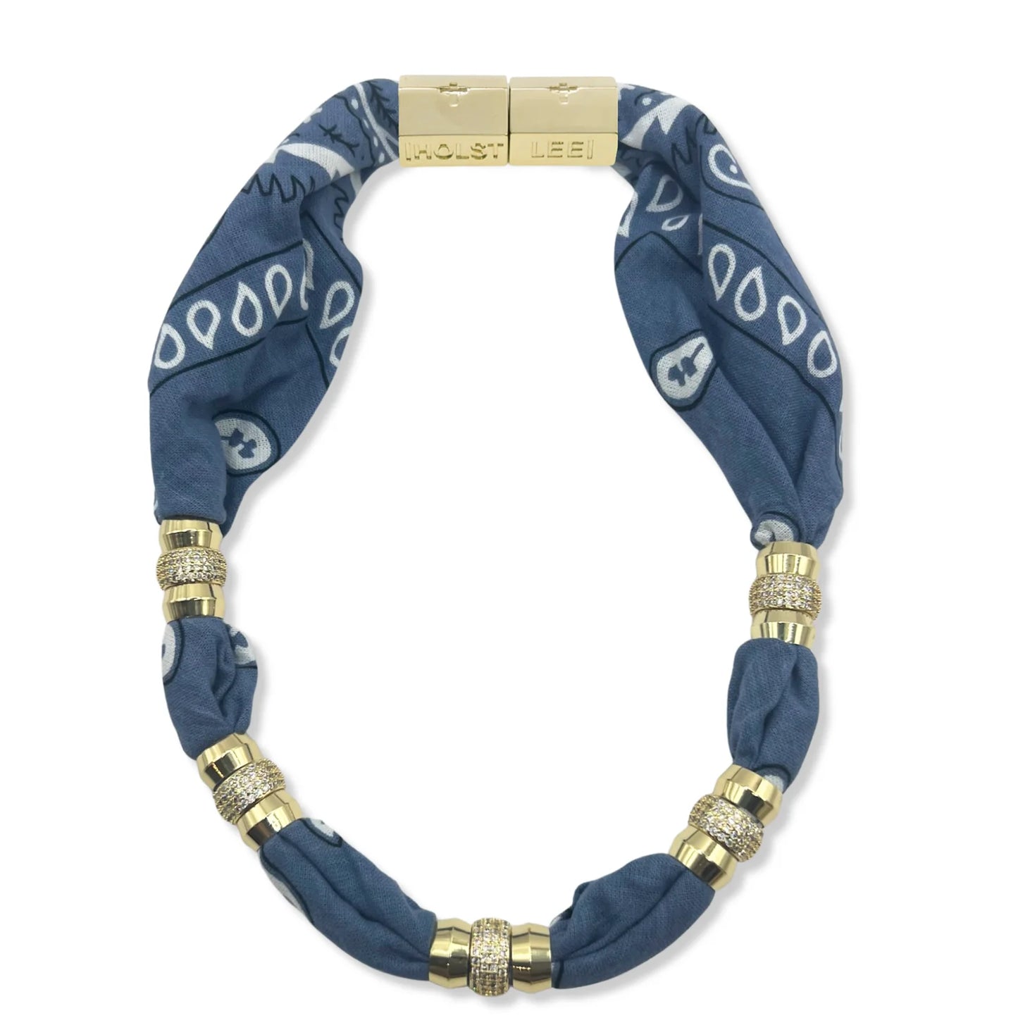 Denim Bandana Necklace