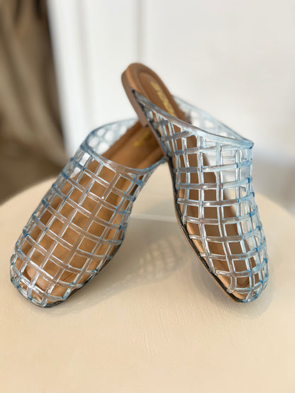 Wayne Blue Jelly Shoe