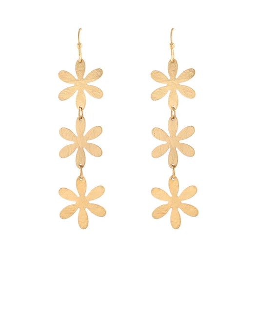 Flower Dangle Earrings