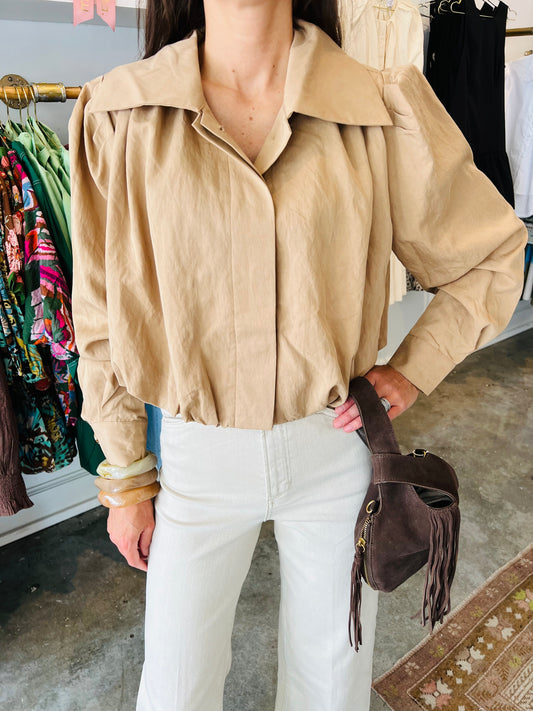 Pleated Bubble Jacket