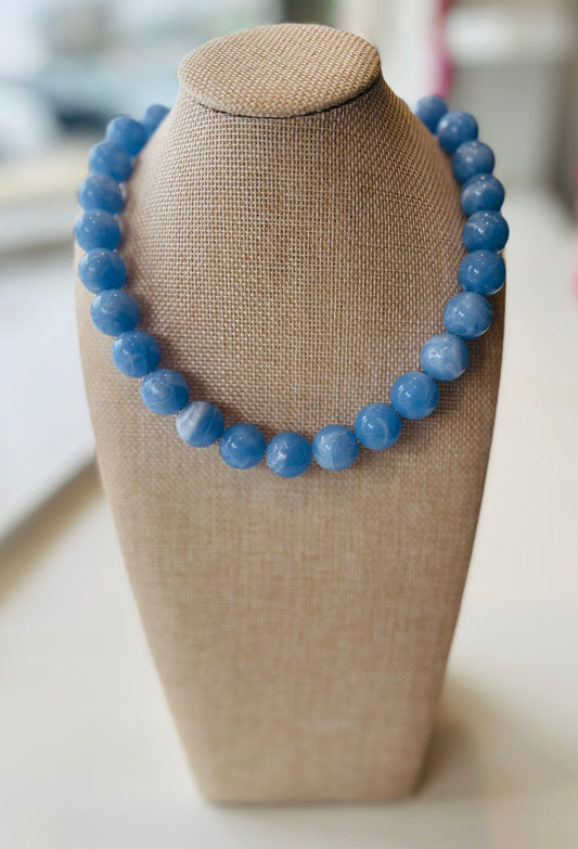 Frost Beaded Necklace