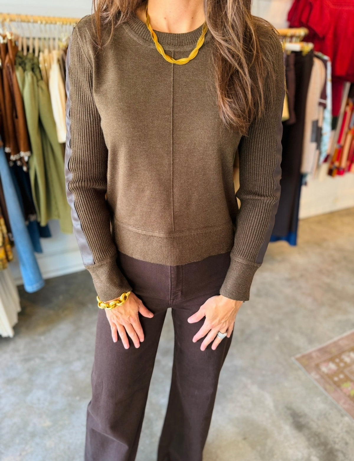 Vesper Chocolate Sweater