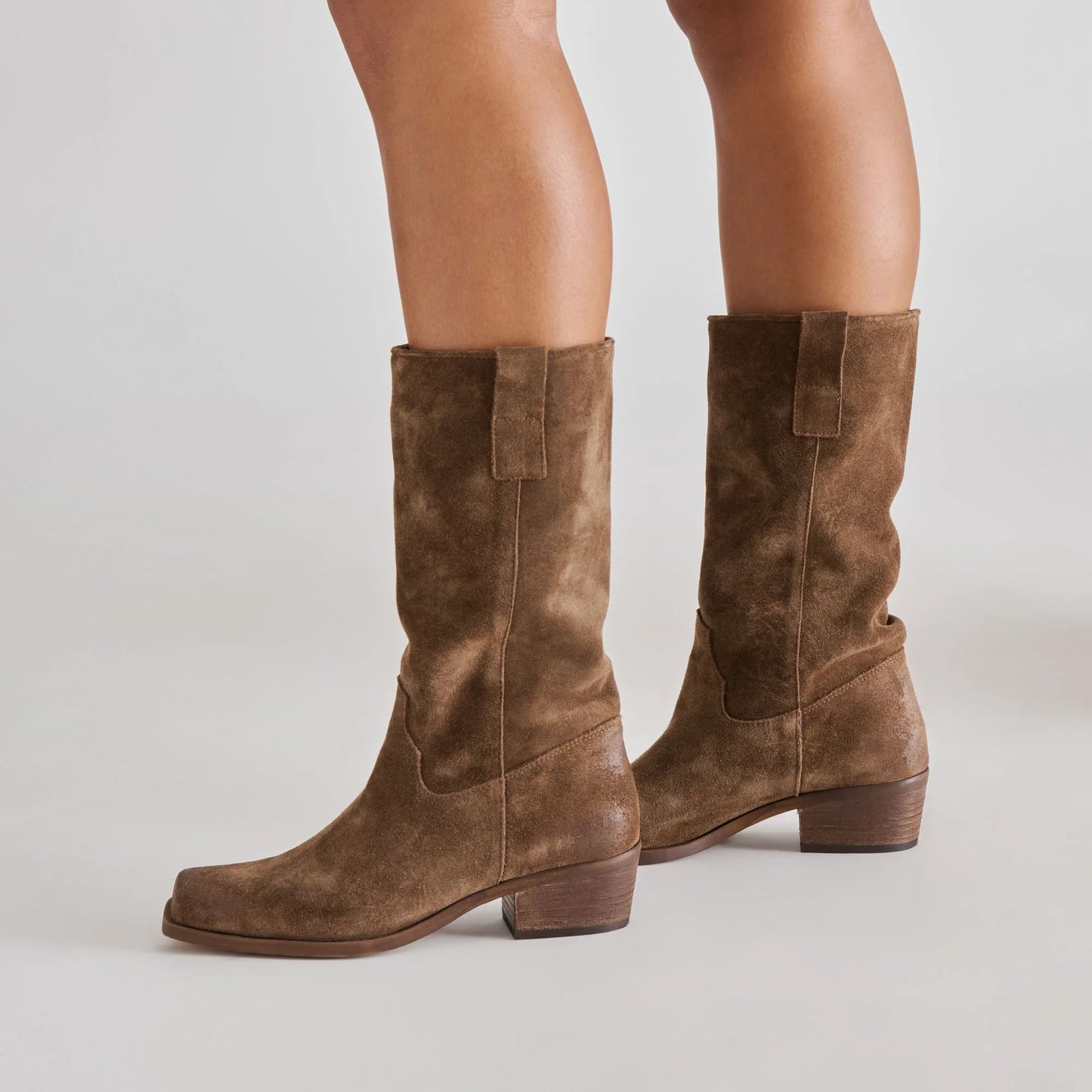 Romie Chocolate Suede Boot
