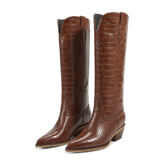 The LeAnn Boot in Chocolate