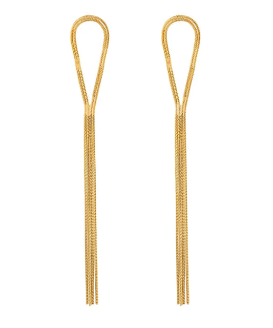 Teardrop Chain Earrings