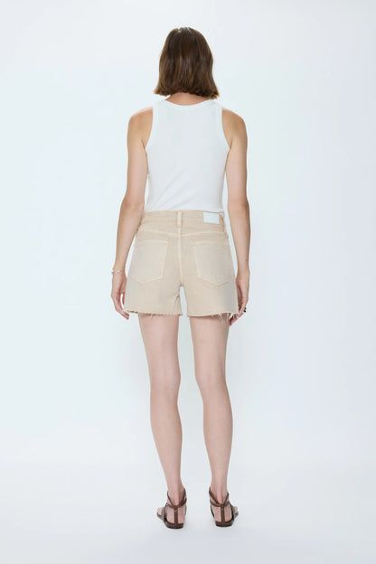 KENNEDY RELAXED MID RISE CUT OFF SHORT - HONEY