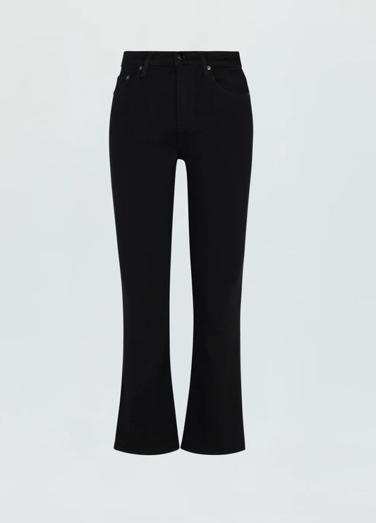 LENNON HIGH RISE CROP IN NOIR