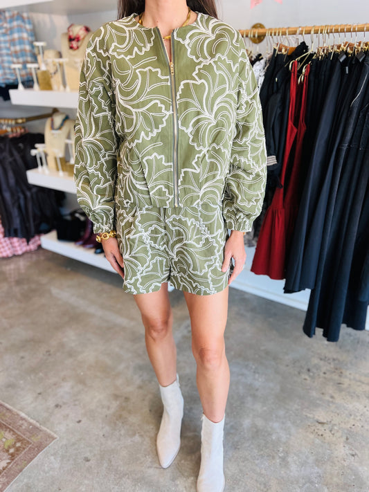Olive Short Set