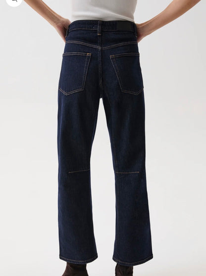 Beau Seamed Crescent Denim