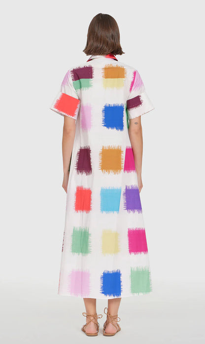 Gibbons Dress Brushstrokes