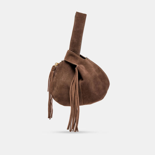 Zury Expresso Suede Bag