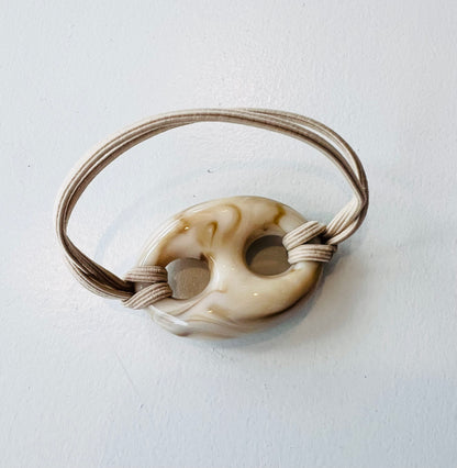 Bracelet Hair Ties Beige Band