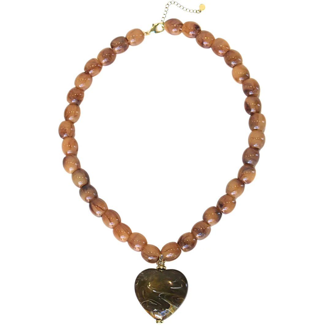 Amour Brown Necklace