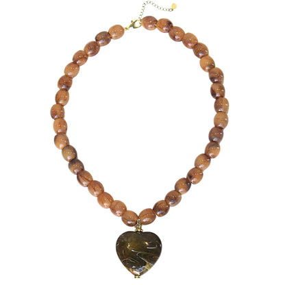 Amour Brown Necklace