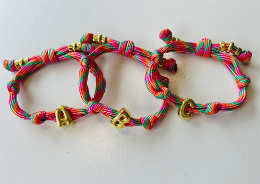 Paracord Initial Bracelets