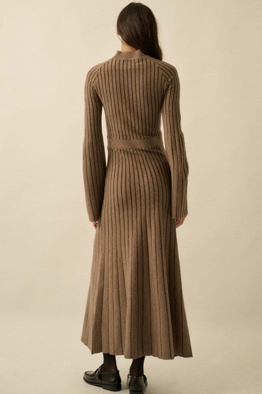 Bell Sleeve Sweater Dress