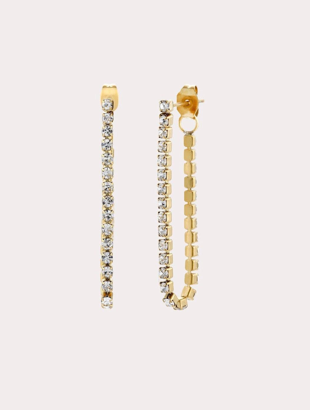 Tennis Drop Earrings