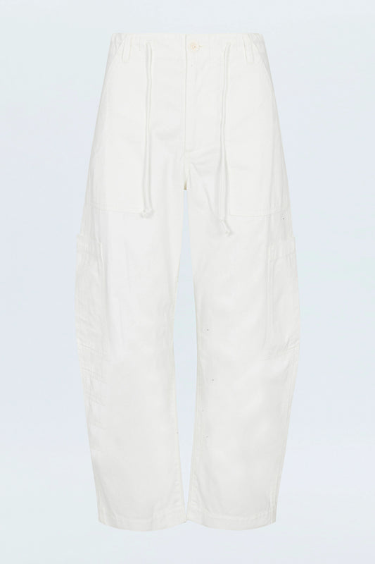 Sabrina Utility Pants White