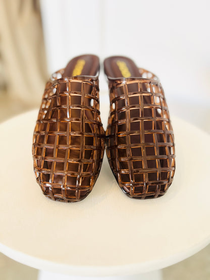 Wayne Dark Brown Jelly Shoe