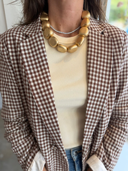 Nugget Gold Necklace