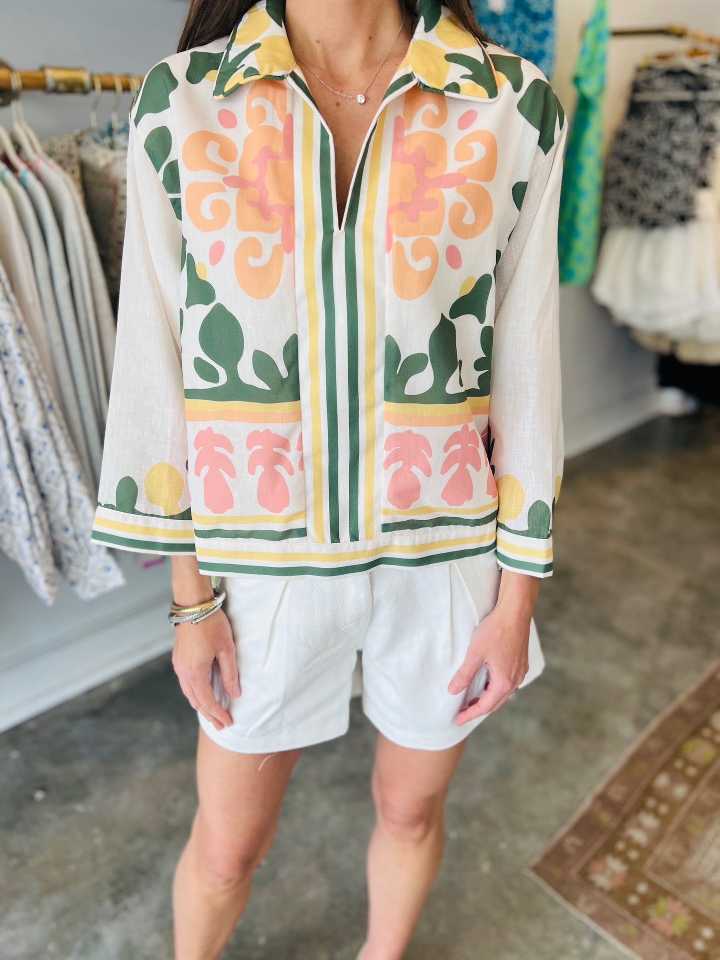 LEMON PRINT TOP