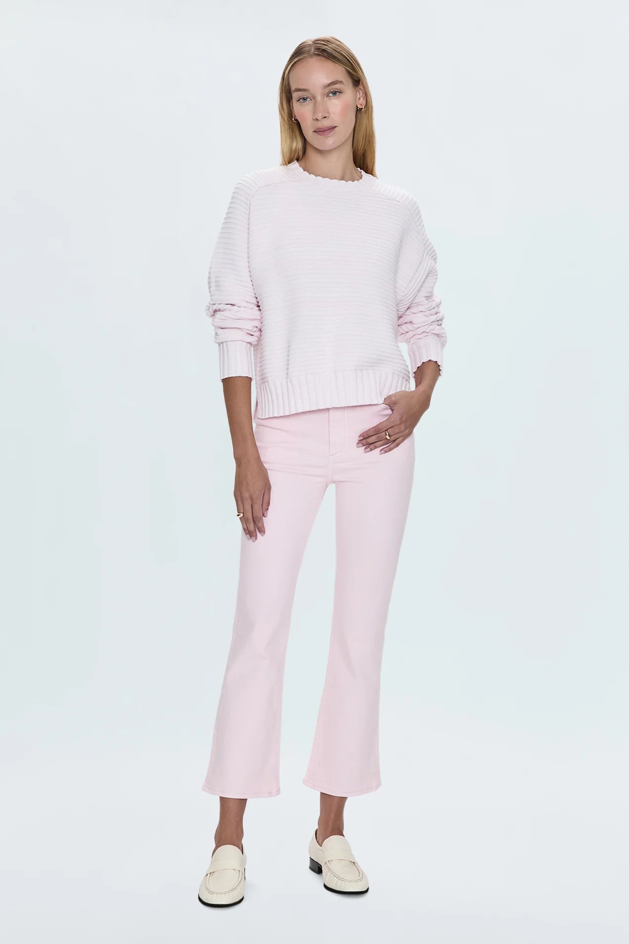 LENNON BLUSH CROP JEAN