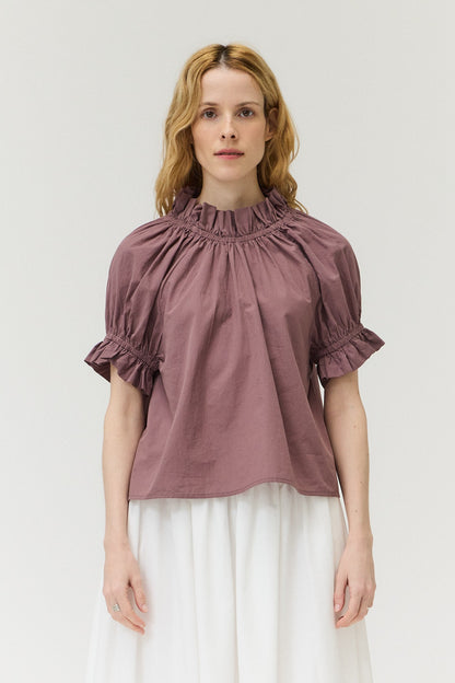ORCHID BUBBLE BLOUSE