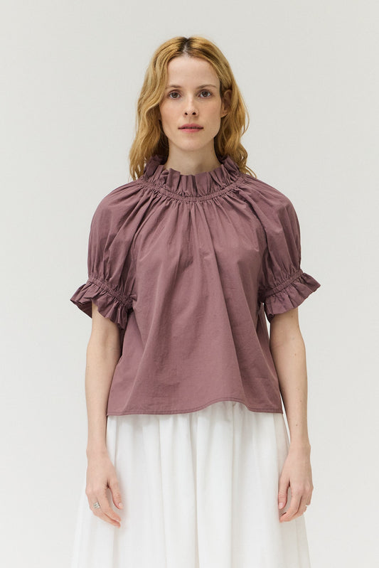 ORCHID BUBBLE BLOUSE