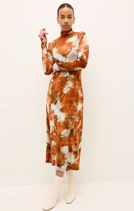 PAXTON DRESS HAVANA