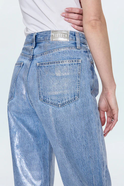 Wes High Rise Barrel Jean Spellbound