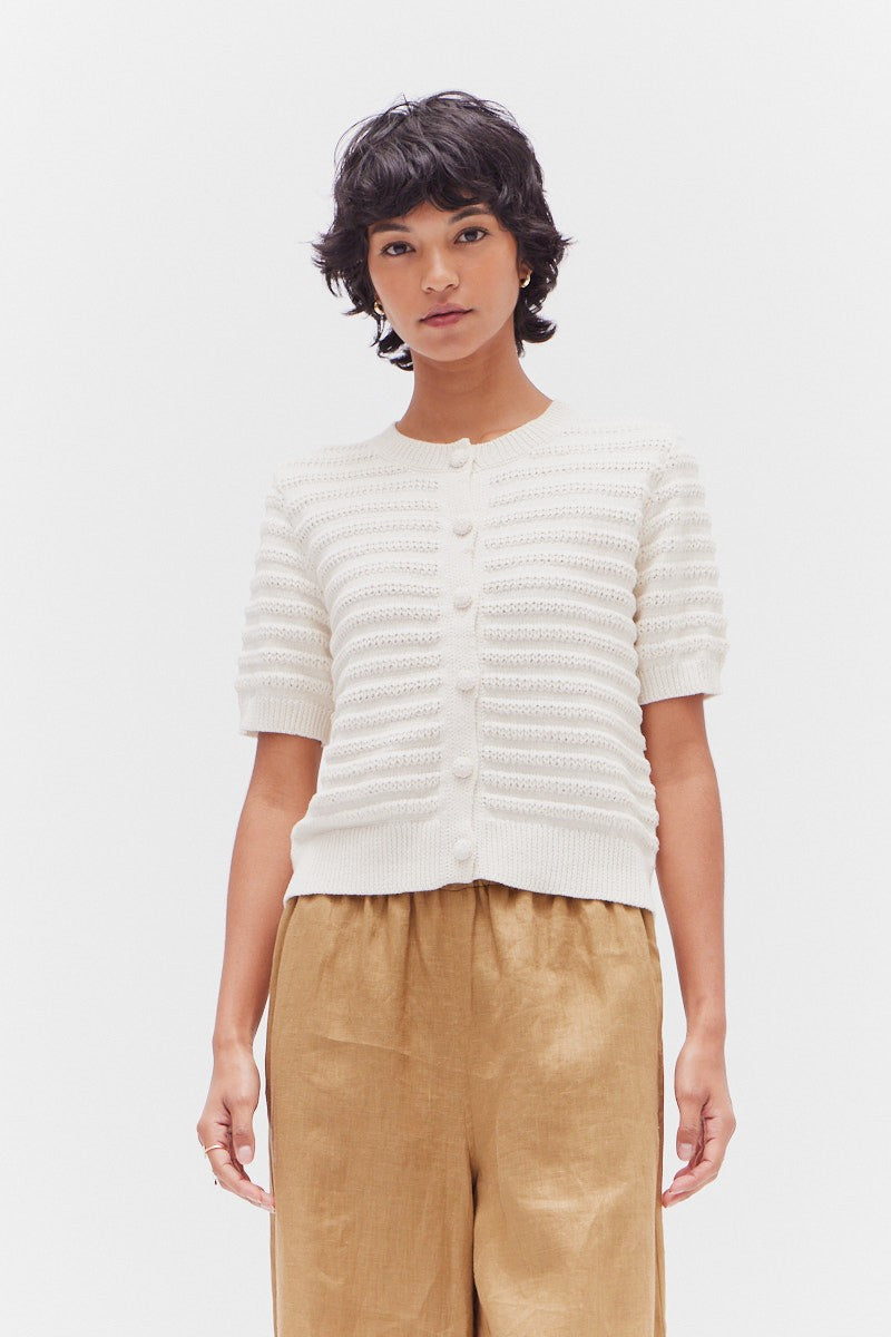 CROCHET CROP CARDI