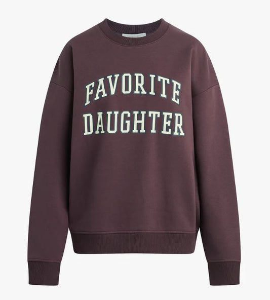 Burgundy Favorite Daughter Sweatshirt