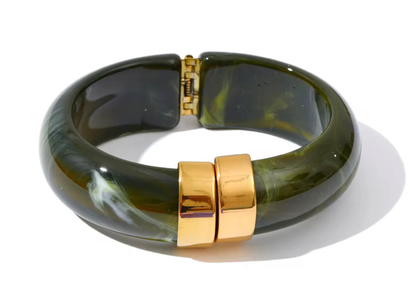 Green Drew Bangle